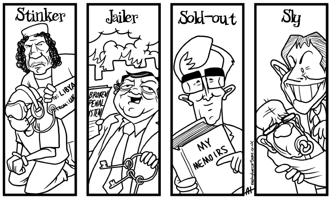 Stinker, Jailer, Sold-out,&nbsp;Sly