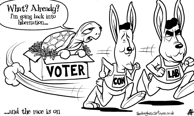 …And The Race Is&nbsp;On