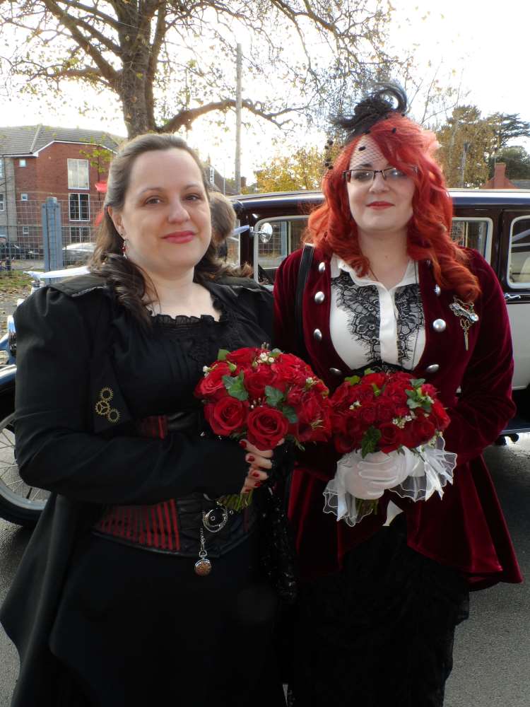 Lara and Robyn, the Bridesmaids