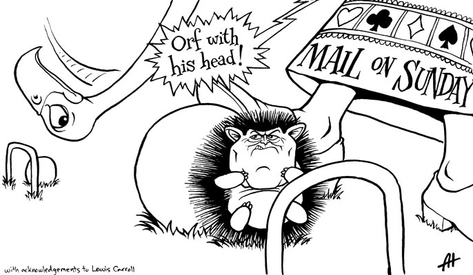 Orf with his&nbsp;head!