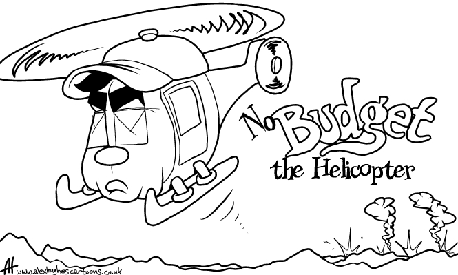 No Budget the&nbsp;Helicopter