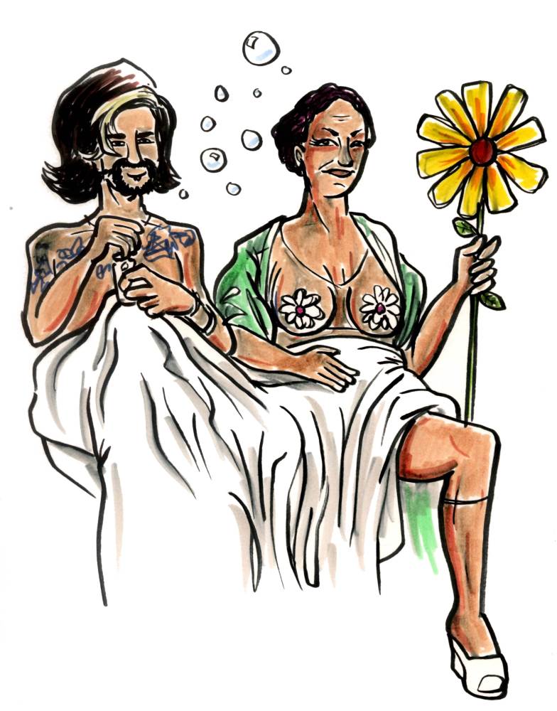 Phteven Von Morgenstern and Kitten von Mew as Harold and Maude