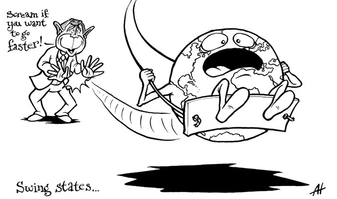 Swing States… – Alex Hughes Cartoons